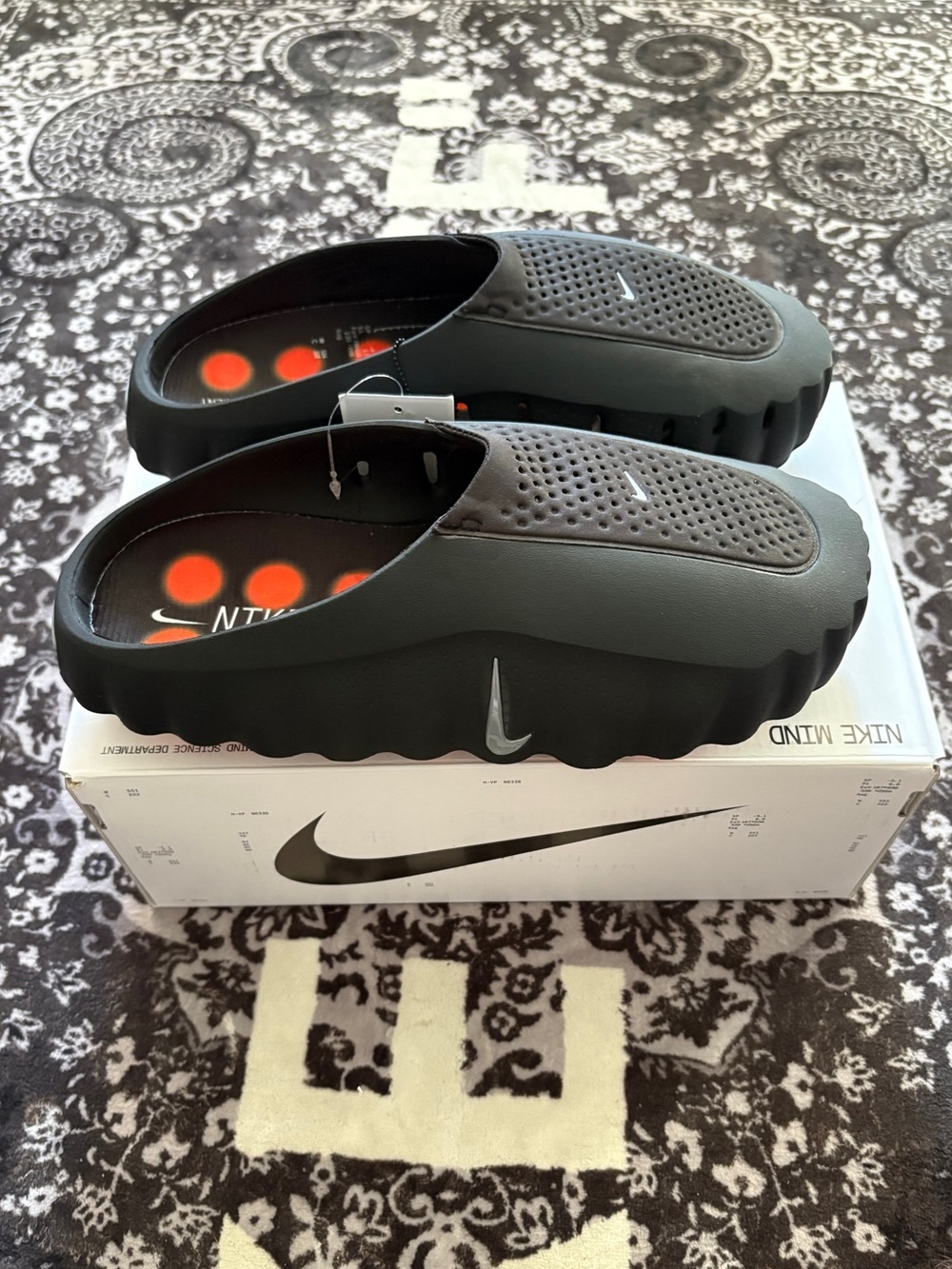 Nike Mind 001 Slides Men Black Chrome - Picture 3 of 6